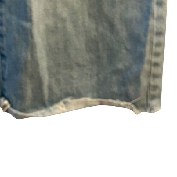 Madewell Women's Wide Leg Crop Jeans Blue Size 24 Exposed Button - Picture 3 of 16